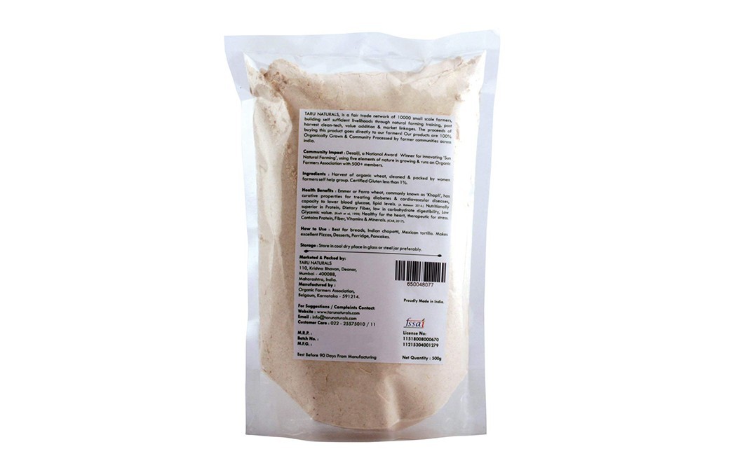 Taru Ancient Khapli Atta    Pack  500 grams